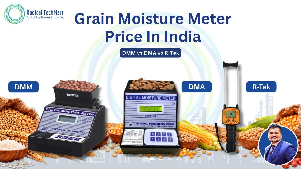 Grain Moisture Meter Price in India | DMM vs DMA vs R-Tek